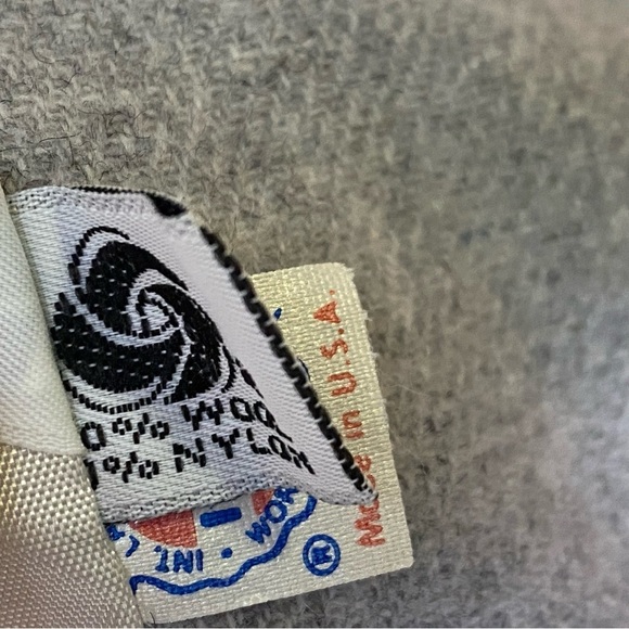 Vintage Children’s Rothschild Wool Peacoat Winter Overcoat Long Coat Gray 12 - Picture 4 of 9